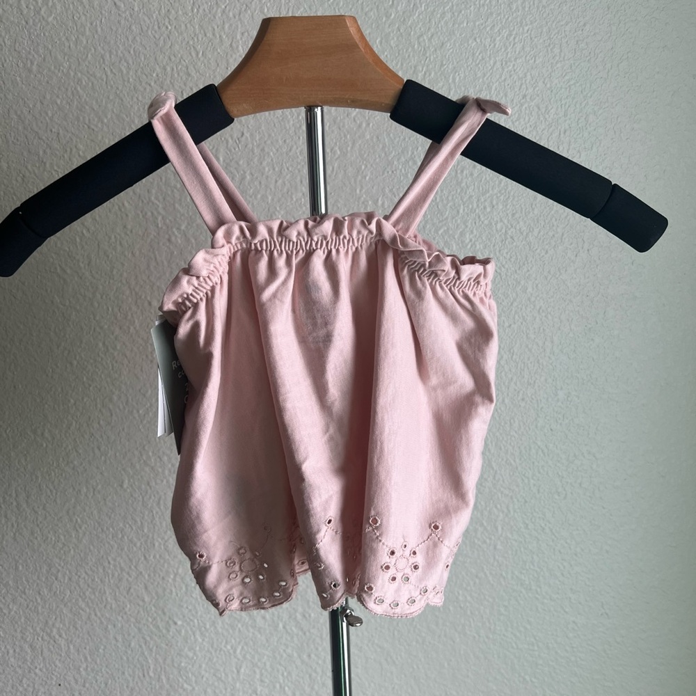H&M Light Pink Ruffle Strap Tank - Picture 5 of 5